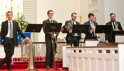 Symphony in C Brass and Organist Matthew Smith in concert at Haddonfield United Methodist Church